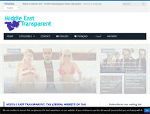 Tablet Screenshot of middleeasttransparent.com